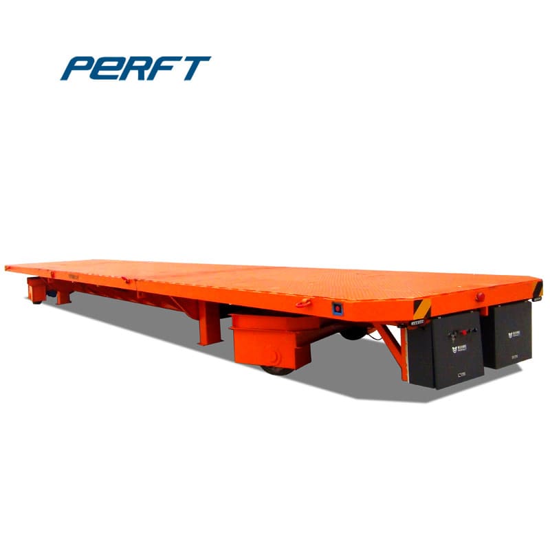 Rail Flat Cart With Emergency Stop 80 Tons